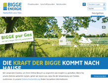 Tablet Screenshot of bigge-energie.de